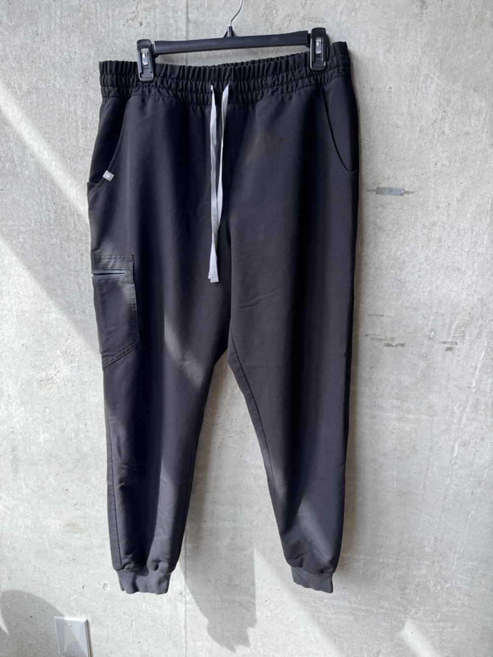 Figs High Waisted Zamora Scrub Black Scrub Pants
